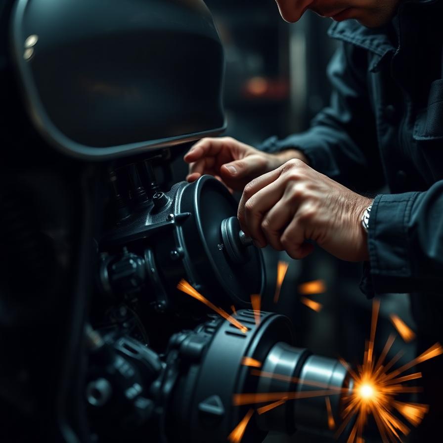Mechanic at work